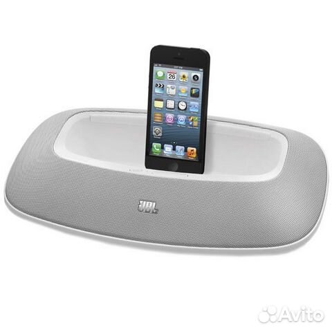 Док-станция с акустикой JBL OnBeat Mini White Док-станция с акустикой JBL OnBeat Mini White