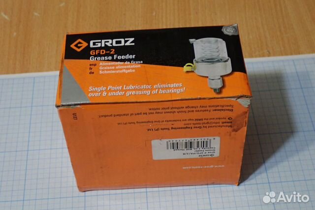 84732008864 Автономный дозатор смазки groz GR47704 GFD/PA/2/B