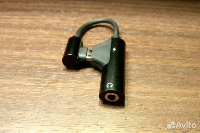 Переходник type-c на mini jack 3.5 + type-c мама Переходник type-c на mini jack 3.5 + type-c мама