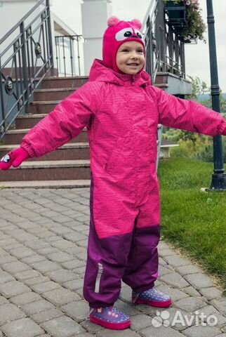Новый Весна Комбез Nikastyle,фуксия,р.98 по 122 Новый Весна Комбез Nikastyle,фуксия,р.98 по 122