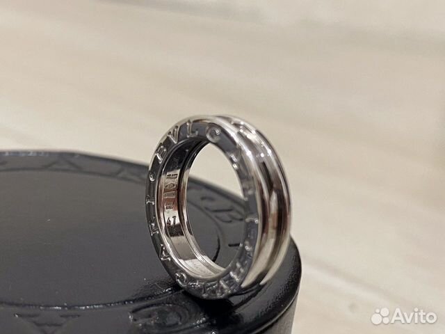 Bvlgari Кольцо 15 в 1 полосу,Оригинал,белое золото Bvlgari Кольцо 15 в 1 полосу,Оригинал,белое золото
