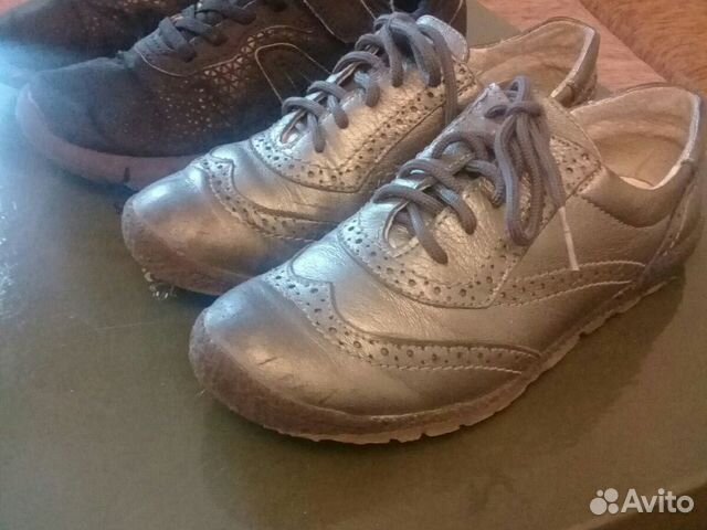 Кожаные туфли,кроссовки 32р