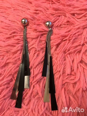 Сережки длинные