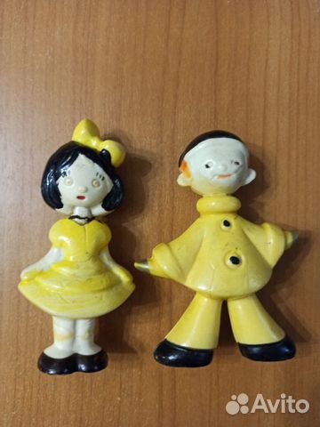 Статуэтки - фигурки Мальвина и Пьеро СССР