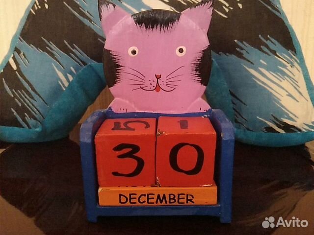 Вечный календарь Котик