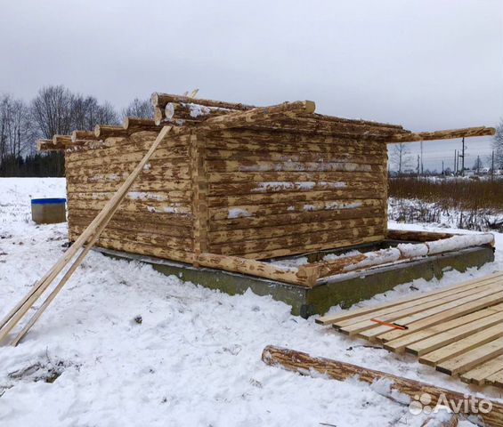 Сруб дома из бревна 6/6+3(6/9) Сруб дома из бревна 6/6+3(6/9)