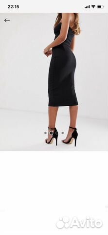 Юбка карандаш с молнией чёрная ASOS Юбка карандаш с молнией чёрная ASOS