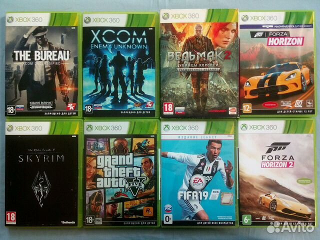 Fifa 19 GTA5 Skyrim Ведьмак 2 xcom Forza Horizon 2