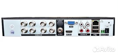 Уличный комплект видеонаблюдения на 6 камер 2 мП