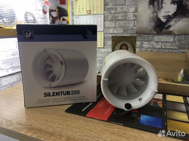 Канальный бытовой вентилятор Silentub 200