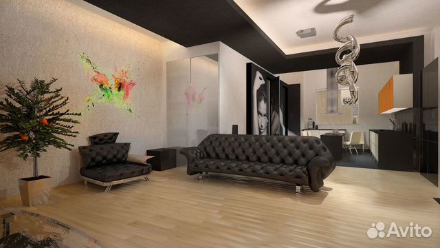 3-к квартира, 90 м², 1/6 эт.