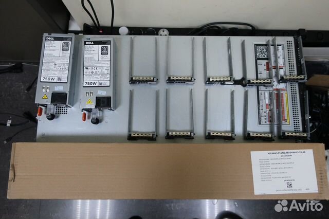 Dell R620 noCPU, noRAM, H310, 10SFF 2*750, RailKit