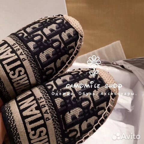 Эспадрильи Christian Dior (36-41) Luxe Эспадрильи Christian Dior (36-41) Luxe