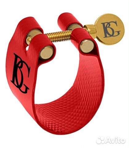 Лигатура для сопрано саксофона BG Flex Red LFS9 из
