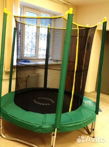 Батут 183 см для дачи (с сеткой) Батут 183 см для дачи (с сеткой)