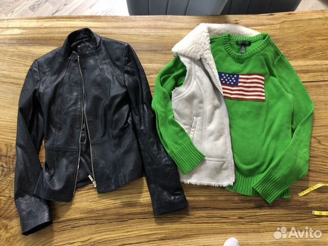 Кожаная Куртка, жилет, свитер Ralph Lauren Кожаная Куртка, жилет, свитер Ralph Lauren