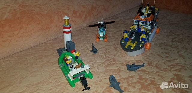 Lego city 60014 корабль берегового патруля