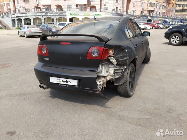 Mazda 3 2.0 AT, 2004, битый, 166 000 км