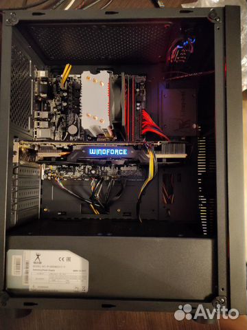 Игровой компьютер ryzen 5 2600 + gtx 1060 6gb