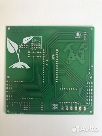 Печатная плата для умной теплицы AlexGyver Печатная плата для умной теплицы AlexGyver