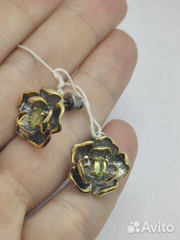 Серебряные серьги