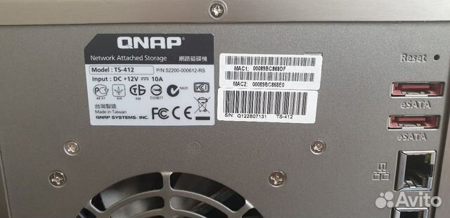 Сетевое хранилище Qnap TS-412