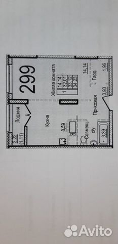 1-к квартира, 34.4 м², 15/16 эт. 1-к квартира, 34.4 м², 15/16 эт.