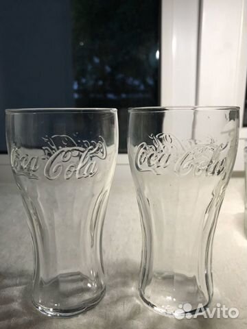 Бокалы Coca-cola. Стекло. 2шт Бокалы Coca-cola. Стекло. 2шт