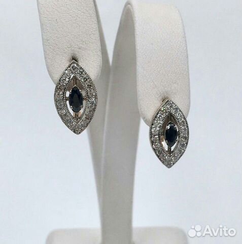 Серьги из золота с бриллиантами