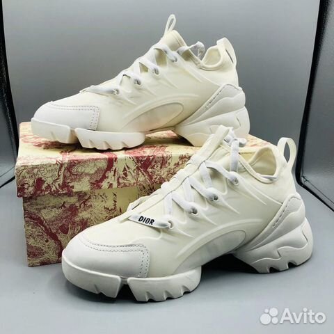 Кроссовки Dior D-Connect белые