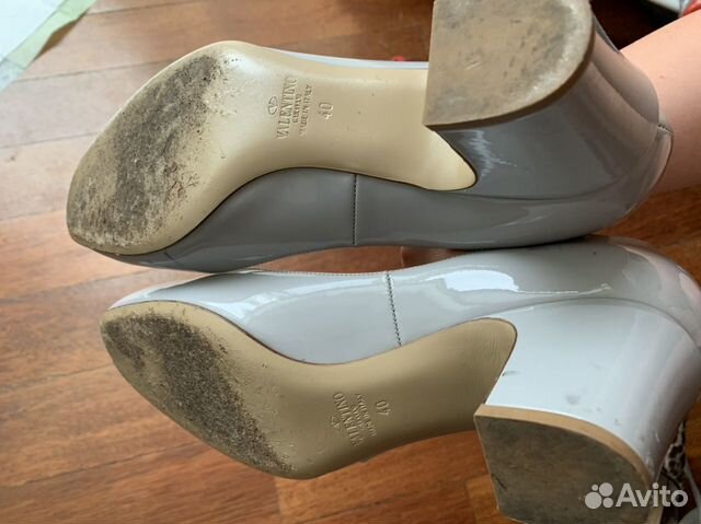 Туфли Valentino 40 нежно-голубые лаковые Туфли Valentino 40 нежно-голубые лаковые