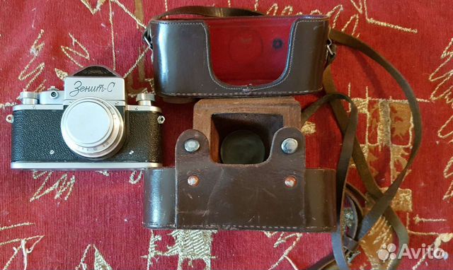 Фотоаппараты Зенит-С, Зоркий с Индустар 22, 50