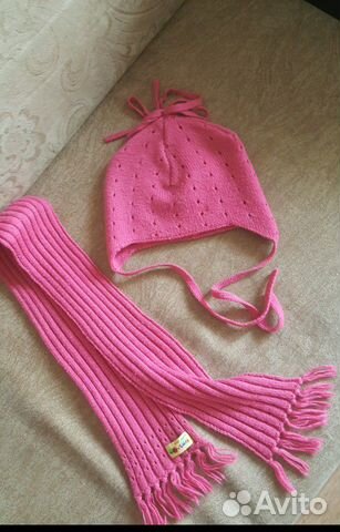 Комплект шапка, шарф
