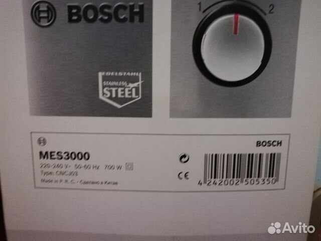 Соковыжималка bosch MES 3000