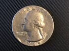 Монета Quarter Dollar Liberty 1984