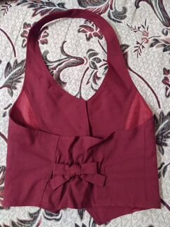 Бордовая школьная форма