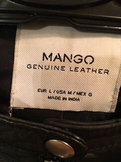Куртка кожа Mango
