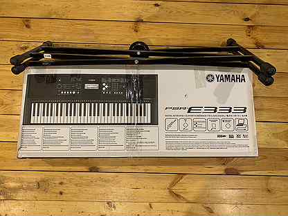 Синтезатор yamaha PSR-E333 + стойка