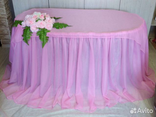 Украшения для свадебных столов любой формы