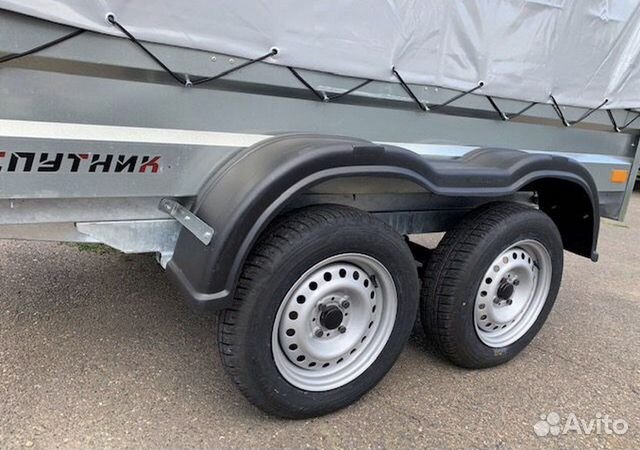 Прицеп Спутник Дв. 2,5х1,3х1,0м с подрамником