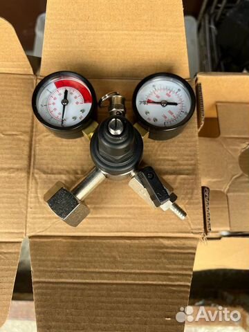 Пивное оборудование, редуктор углекислотный