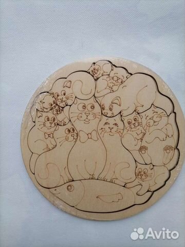 Деревянные пазлы, вкладыши, головоломки