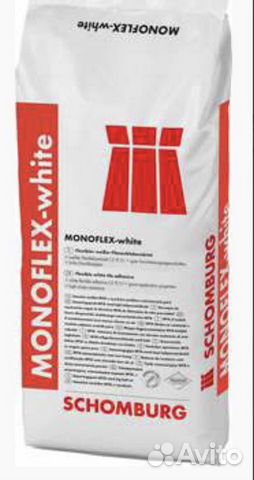 Монофлек белый-кладочный раствор