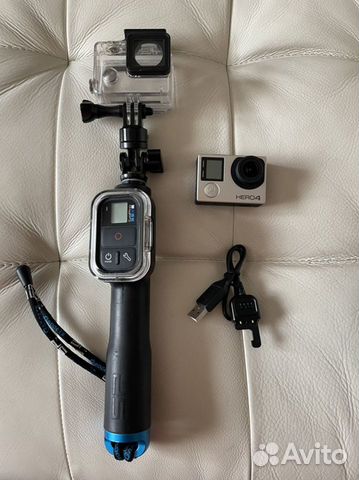 Экшн камера GoPro Hero 4 silver