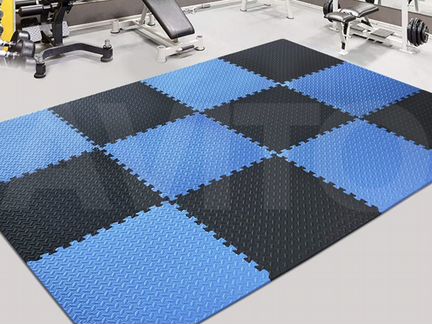 Мягкий пол, коврик-пазл EVA (эва) 100х100х1,4 см