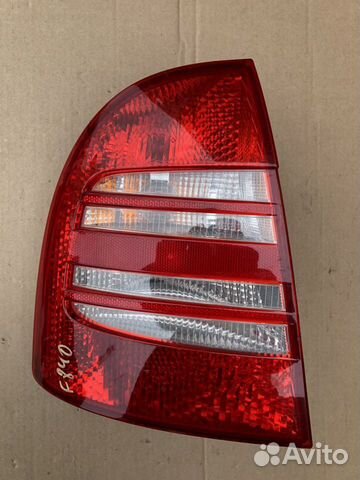 Фонарь задний левый Skoda Superb 1