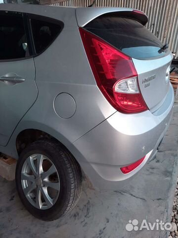 Хендай Солярис хетчбек задняя часть кузова