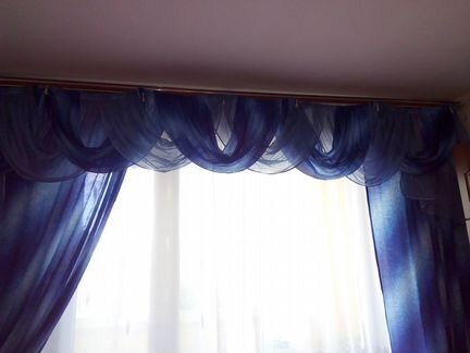 Шторы с ламбрекеном комплект