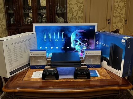 Sony PS 4pro 1TB «2 гемпада + Много игр»