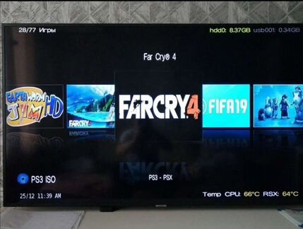 Прошитая ps3 s slim500гб 78игр